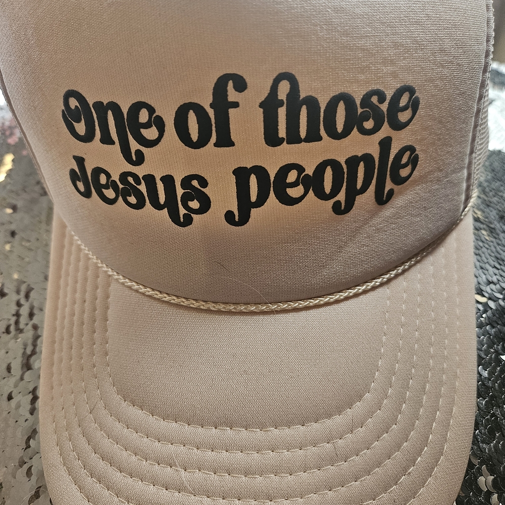 OTTO Beige Cap with Black Label